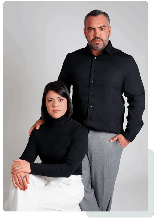 Gustavo and Lara, owners of Bella Construction