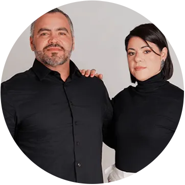 Gustavo and Lara, owners of Bella Construction