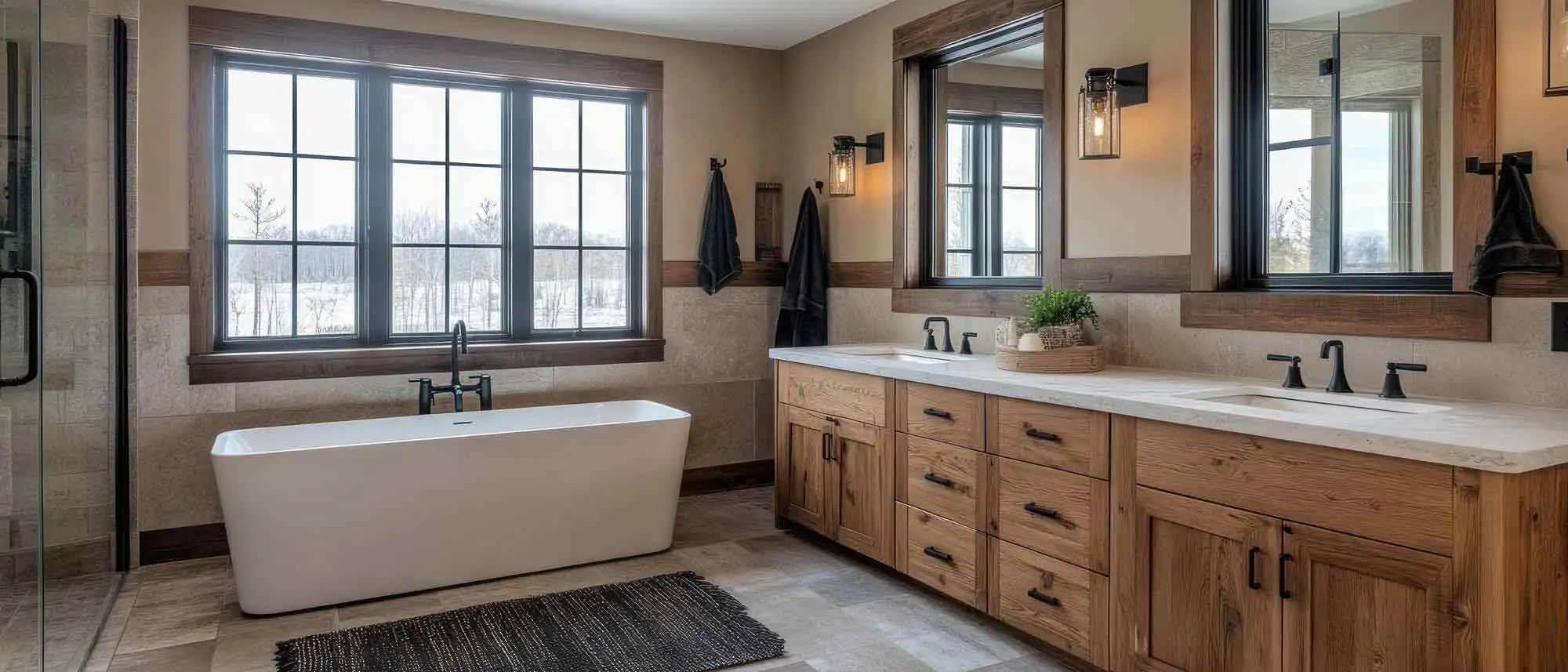 Bathroom flooring project in Charlotte