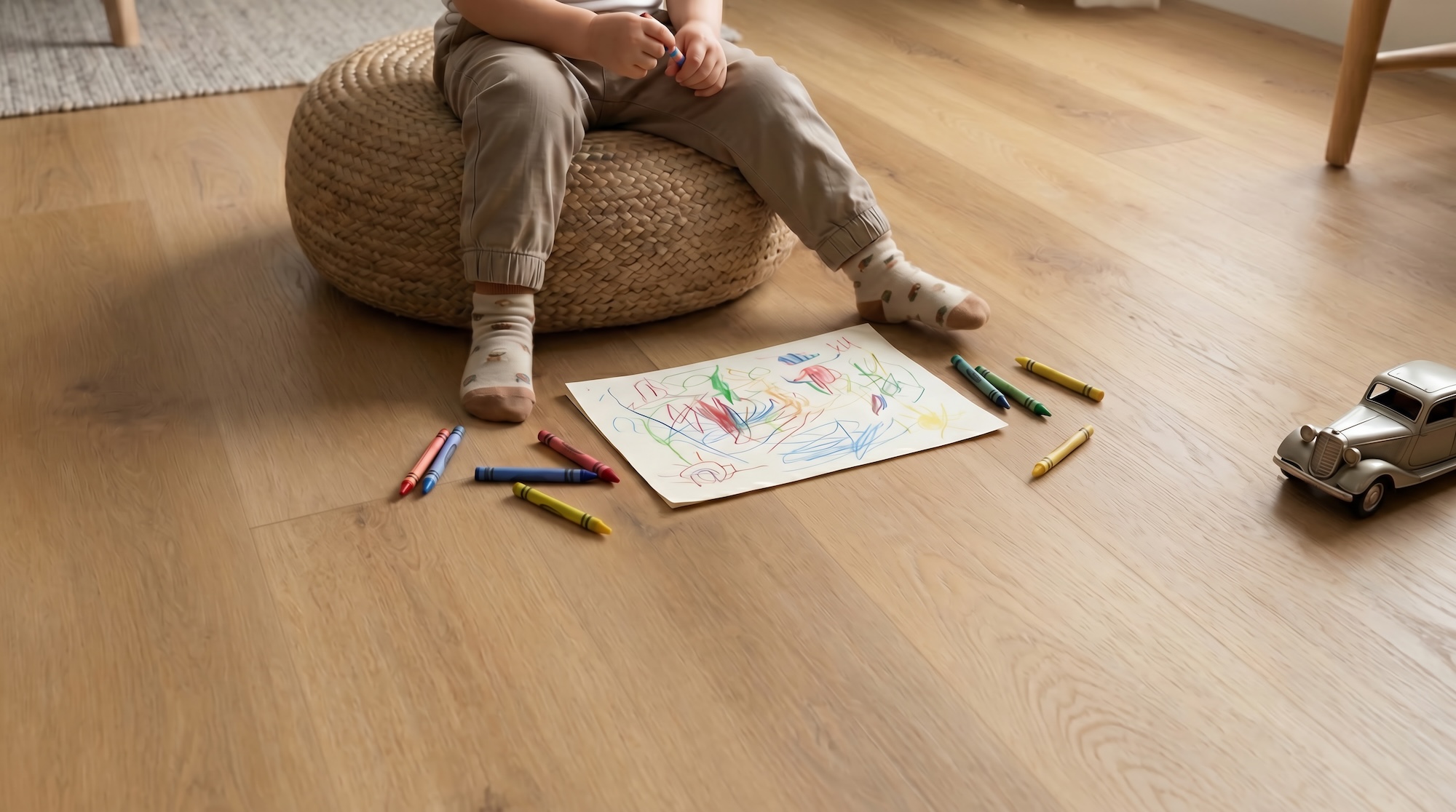 Honey LVP Flooring