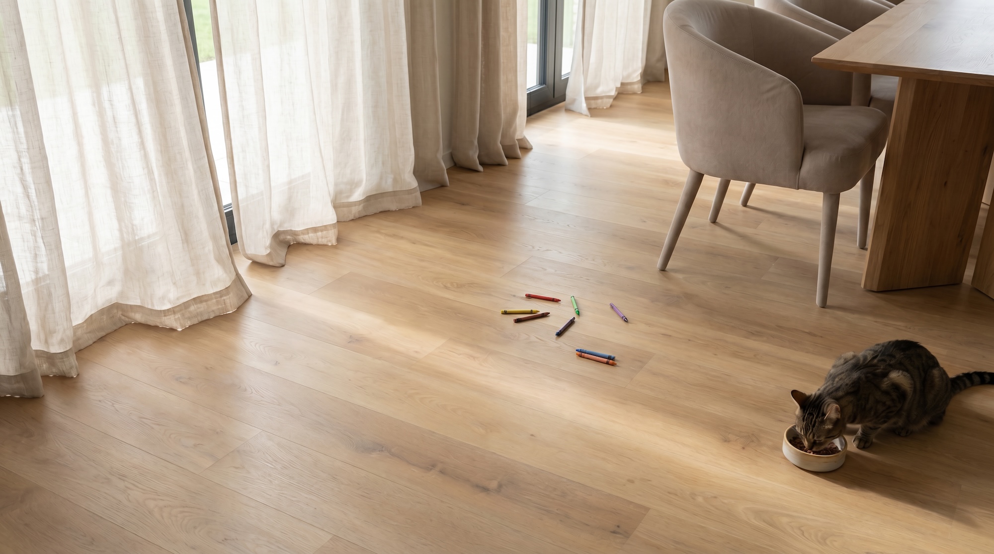 Honey LVP Flooring - Image 2