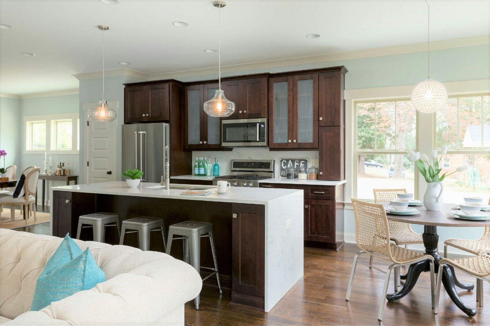 Chestnut Brown Cabinets - Image 2
