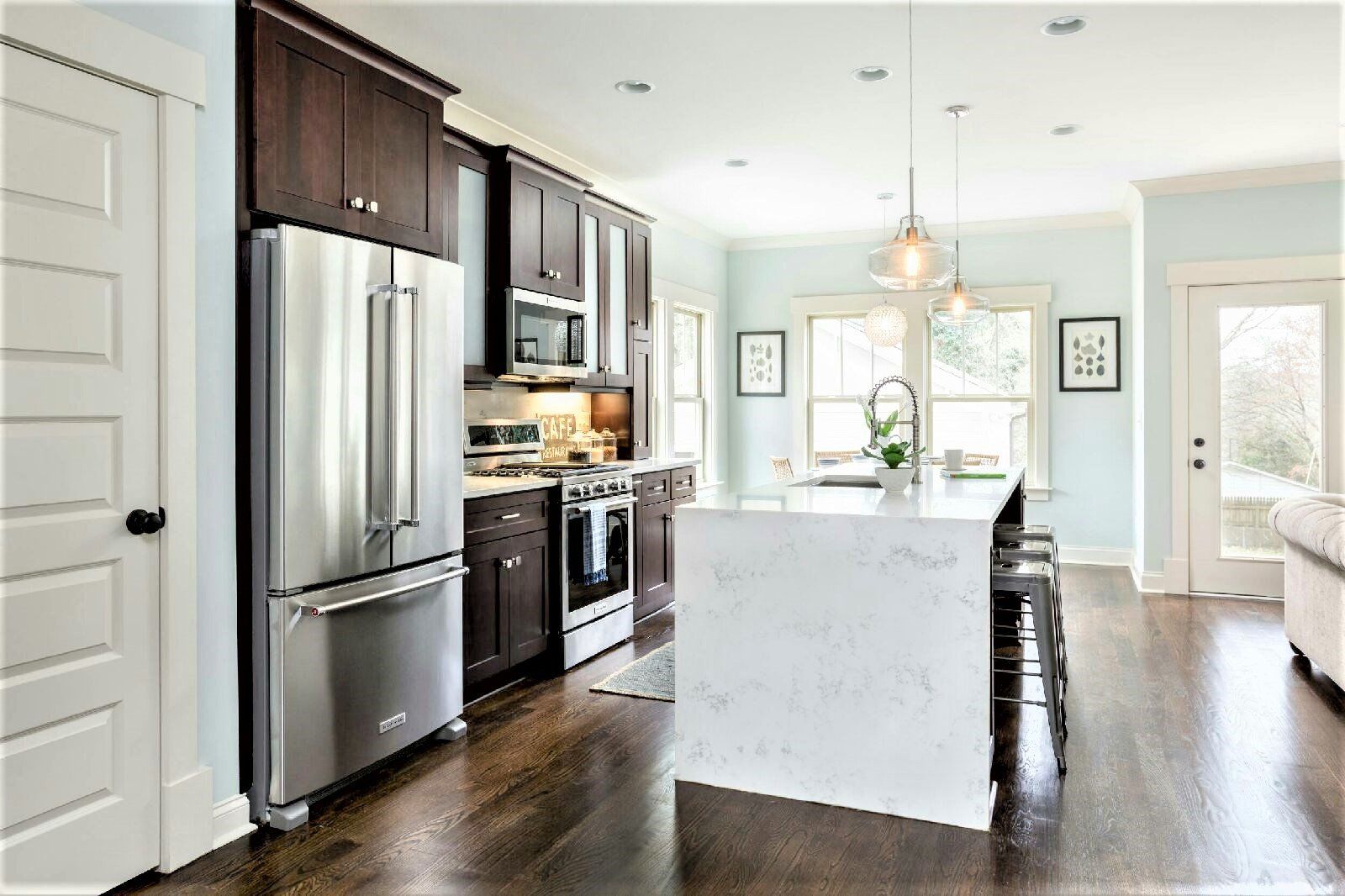 Chestnut Brown Cabinets - Image 3