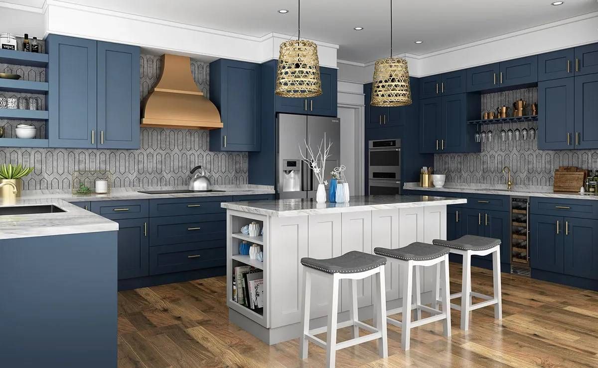 Shaker Blue Cabinets - Image 2